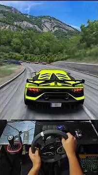 Lamborghini Aventador SVJ at FULL THROTTLE! 🔥 | Assetto Corsa + MOZA R3 POV