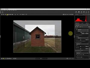 Nikon NX Studio - How to Use the Crop Tool and the Straighten Tool in NX Studio