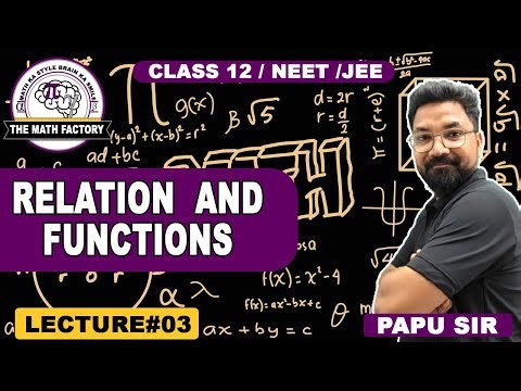 Relation and Function class 12 part-03 || class 12 Relation and Function Elements of mathematics
