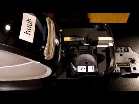 Dymo Labelwriter 450 Duo - Changing the tape label