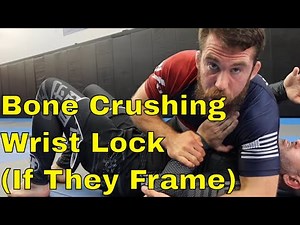 Low Risk, High Reward Wrist Lock from Side Control (If They Frame)