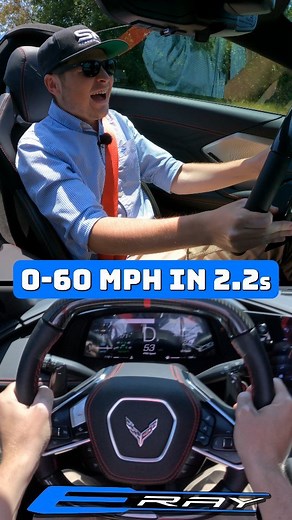@speed_phenom on Instagram: "0-60 mph in 2.2s driving the all-new 2024 Corvette E-Ray! Full YT video link is in my bio!! #Corvette #e-ray #z06 #speedphenom #zr1"