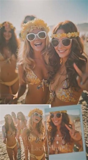Lacie Hunt - Bikini Girls In The Summer Of Love (Short 2) HD #rock #60s #girls #beach #groupies #wlw