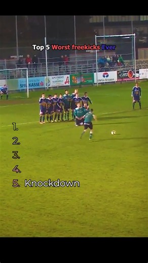 Craziest Free Kick Fails Ever Caught On Camera 🎥🔥 #football #fails #footballshorts