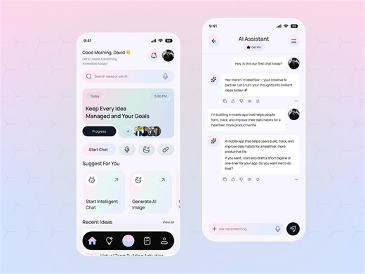 Idea Management Mobile App Design