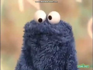 All Cookie Monster Eating Letter of Day Cookies at once