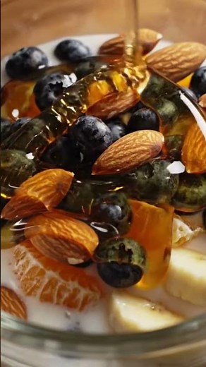 Orange Banana Blueberry Smoothie | Creamy Energy Boost Drink #smoothies #asmr #recipe