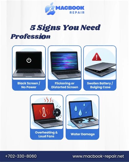 5 Signs You Need Professional MacBook Repair | Fix Slow, Overheating & Screen Issues #shorts
