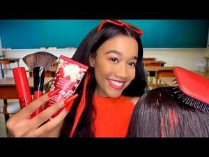 ASMR The Girl Behind You In Class Is Obsessed W/ The Color Red ❤️🌹 Personal Attention ASMR