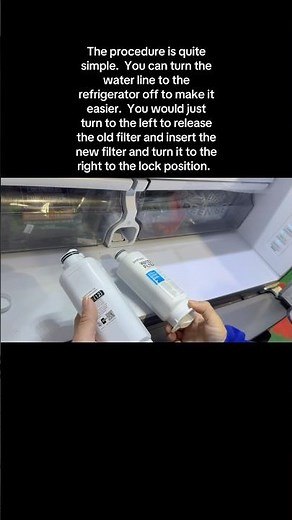 How to change and authenticate your Samsung refrigerator water filter