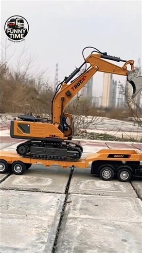 RC Big Truck Loaded Crane Tower Excavator.#youtubeshorts#shorts
