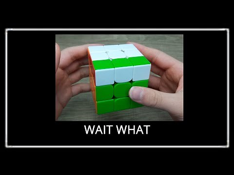 WAIT WHAT meme (Rubik's cube)