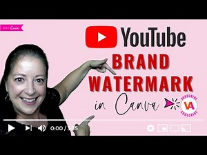 Create a YouTube Branding Watermark for your Channel - CURVED TEXT!