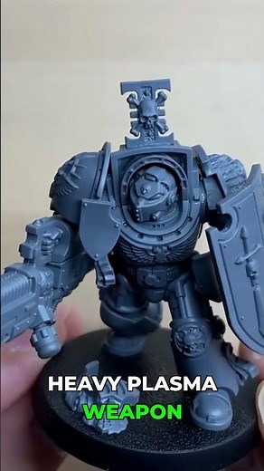 This 1-hour kitbash turned out PERFECT! #warhammer40k #kitbash #shorts