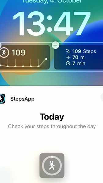 New iOS 16 Lock Screen Widgets in StepsApp #iOS16 #iPhone14 #StepsApp #StepCounter #everystepcounts