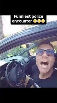 “Turn around and put your hands behind your back “ 🤓👉😂😂 #dashcam #funny #fypシ #policeofficer