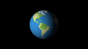 Download Rotating earth globe animation background world planet geography continents oceans sphere view for free