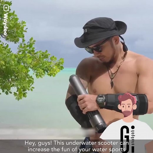This underwater scooter will increase your fun of diving, snorkeling, swimming, and paddleboarding. Subnado is an electric underwater scooter designed for water sports enthusiasts. With a quick attachment system and a wide range of accessories, the device can be used in various overwater or underwater activities. It was developed by Waydoo, which specializes in the development of smart water sports hardware. #gigadgets #diving #underwater #snorkeling #seaworld