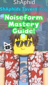 How to do Noiseform Mastery! #fisch #roblox #guide Music by: A_A_RonHD!