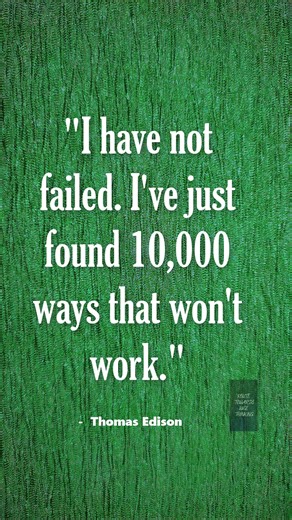 #shorts | Thomas Edison Quote | Quote | #quotes #motivationalquotes #rtwt #wise #life #lifequotes