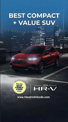 2026 Honda HR-V Key Features | Best Compact SUV Winner 🏆