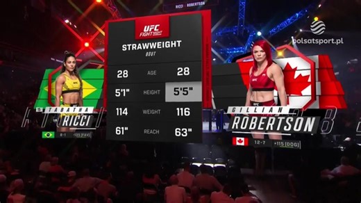 Tabatha Ricci - Gillian Robertson. Skrót meczu