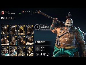 For Honor - All Heroes Shown | Characters List (HD) [1080p60FPS]