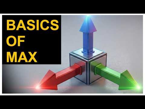 Basics of Max -- Learn Polygon Modeling -- Part 0