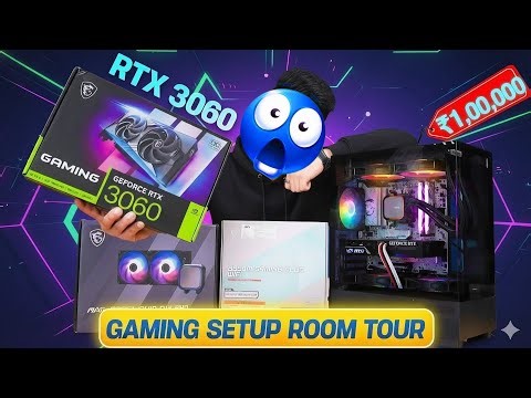 🚀 My Dream Gaming Room Setup Under 1 Lakh 💸 | RTX 3060 RGB Beast Build!