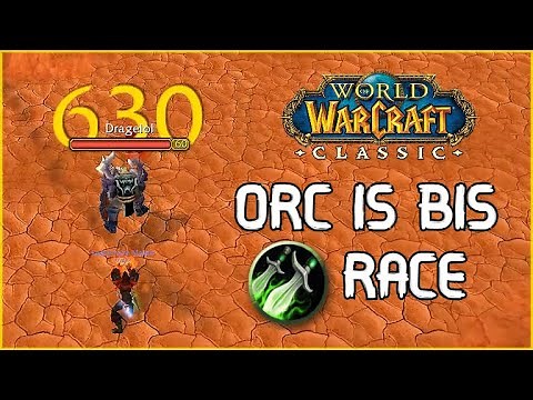 ORC is BIS Rogue RACE in Classic | PvP WoW Classic