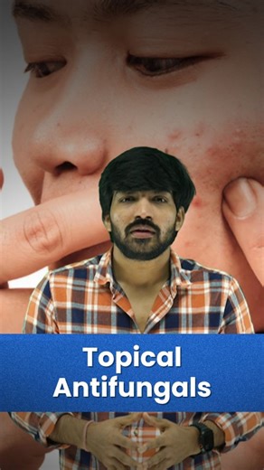 Topical antifungals Topical Antifungals – Are You Making This Common Mistake? 🧐 A patient walks into your OPD with an inflammatory fungal infection (ringworm/daad). You immediately think topical antifungals. But wait, are you reaching for Luliconazole or Clotrimazole? 🧴 Here's a crucial clinical pearl: Not all topical antifungals are created equal, especially when inflammation is involved! 💡 Deep Dive Fact: Only two topical antifungals offer significant anti-inflammatory action in addition to