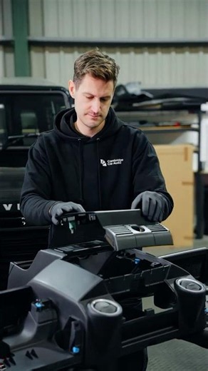 Land Rover Defender Dash Converted For KENWOOD DMX8021DABS Wireless CarPlay #landroverdefender