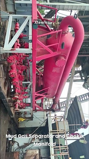 Uninstalled MGS and Choke Manifold #drillingoperations #workingrigs