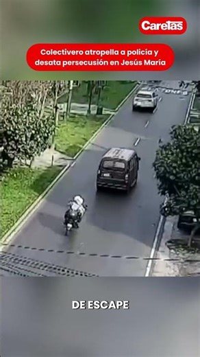 Bus driver runs over police officer and starts chase in Jesús María