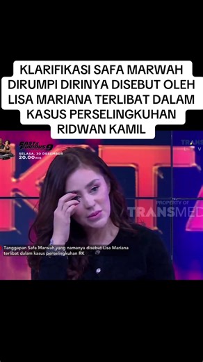 Klarifikasi Safa Marwah tentang Kasus Perselingkuhan
