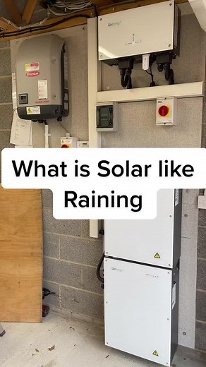 Solar Panel Performance in Rainy Weather