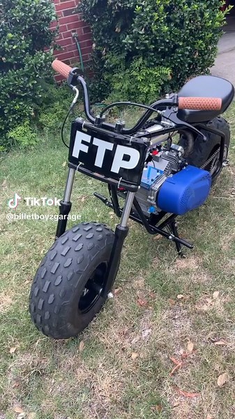 CT200U-EX swapped with a 225cc Tillotson Performance Engine and Juggernaut torque converter.——————————————————— #tillotsonracing #colemanminibike #juggernaut #gopowersports #minibikelife #billetboyz #ftp #vans #cult #mikuni #uni #fyp #minibikesoftiktok #preadator212 #minibikesociety #tillotson225 #torqueconverter