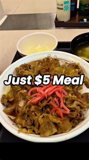 Enjoy Affordable Beef Bowls at Matsuya in Japan