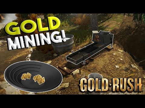 GOLD PANNING GAME & STARTING OUR FIRST DIG! - Gold Rush The Game Gameplay - First Impressions