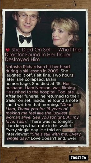 Liam Neeson and Natasha Richardson: Fact-Checking the Secret Trailer Note Myth 💔🎬​