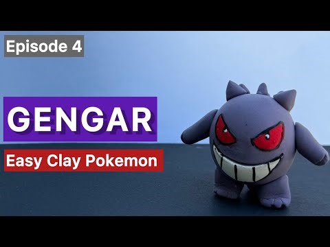 Ep4 Ganger|Ghost-type Pokémon| Pokemon Clay Tutorial