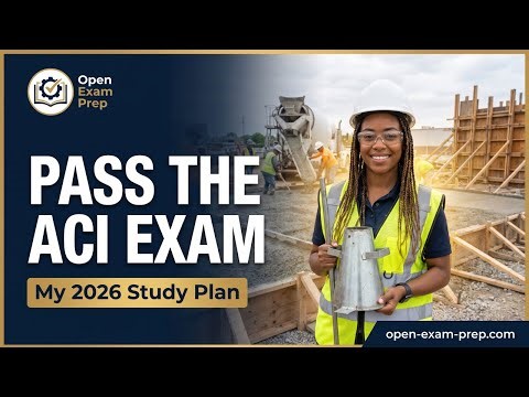 How to Pass the ACI Concrete Field Testing Grade I Exam (2026 Study Guide)