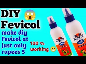 DIY Fevicol how to make Fevicol at home😱easy Fevicol 100% working Fevicol in only₹5craft supplies #6