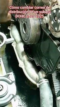 cómo cambiar correa de distribucion de un subaru DOHC EJ20 EJ25