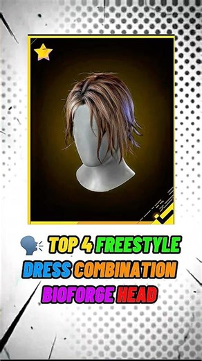 🗣️ TOP 4⚡️FREESTYLE DRESS🤯 COMBINATION WITH💥BIOFORGE BUNDLE HEAD 🔥💀