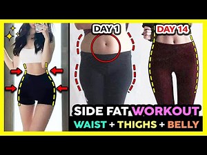 🔥ENTRENAMIENTO DE GRASA LATERAL FÁCIL | PIERDA GRASA LATERAL DE LA CINTURA + GRASA EXTERNA DEL MUSLO