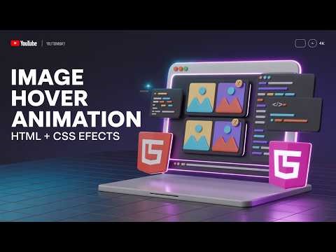 How to Create Image🖼️ Hover Animation UI || Web development mini programs for every web developers.