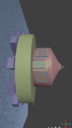 Yurt Modelling in Blender... #3d #model #blender #hack #environment