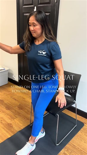 Single-leg Squat Demonstration