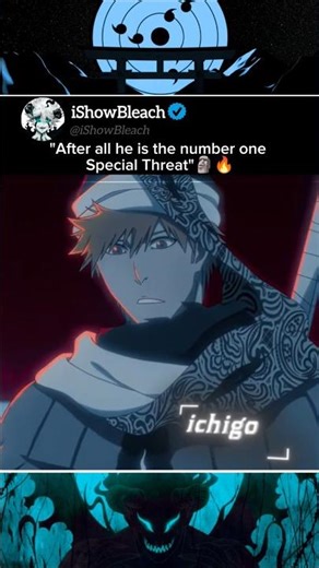 「 Special Threat💀🔥」| Bleach TYBW Edit | #anime #ichigo #bleach #animeedit #bleachtybwedit #aizen